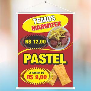 Banner 100x120 Lona 440g 100x120 4x0  Madeira e cordinha 